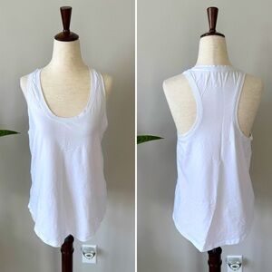 Lululemon 🍋 White Racerback Tank Top